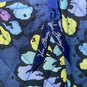 Vera Bradley Blue and Yellow Floral Quilted Bag